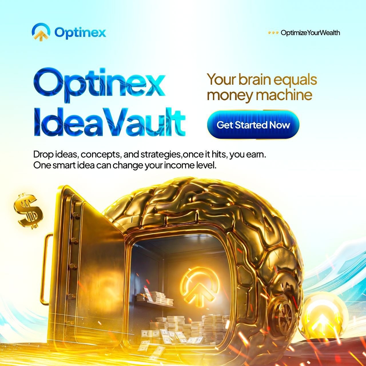 Idea Vault — Your brain equals money machine